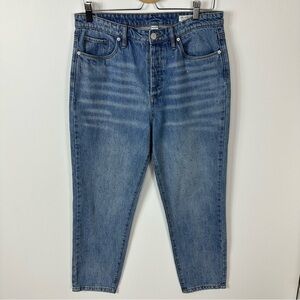 Blanknyc Jeans 30 The Madison Crop High Rise Crop  Embellished